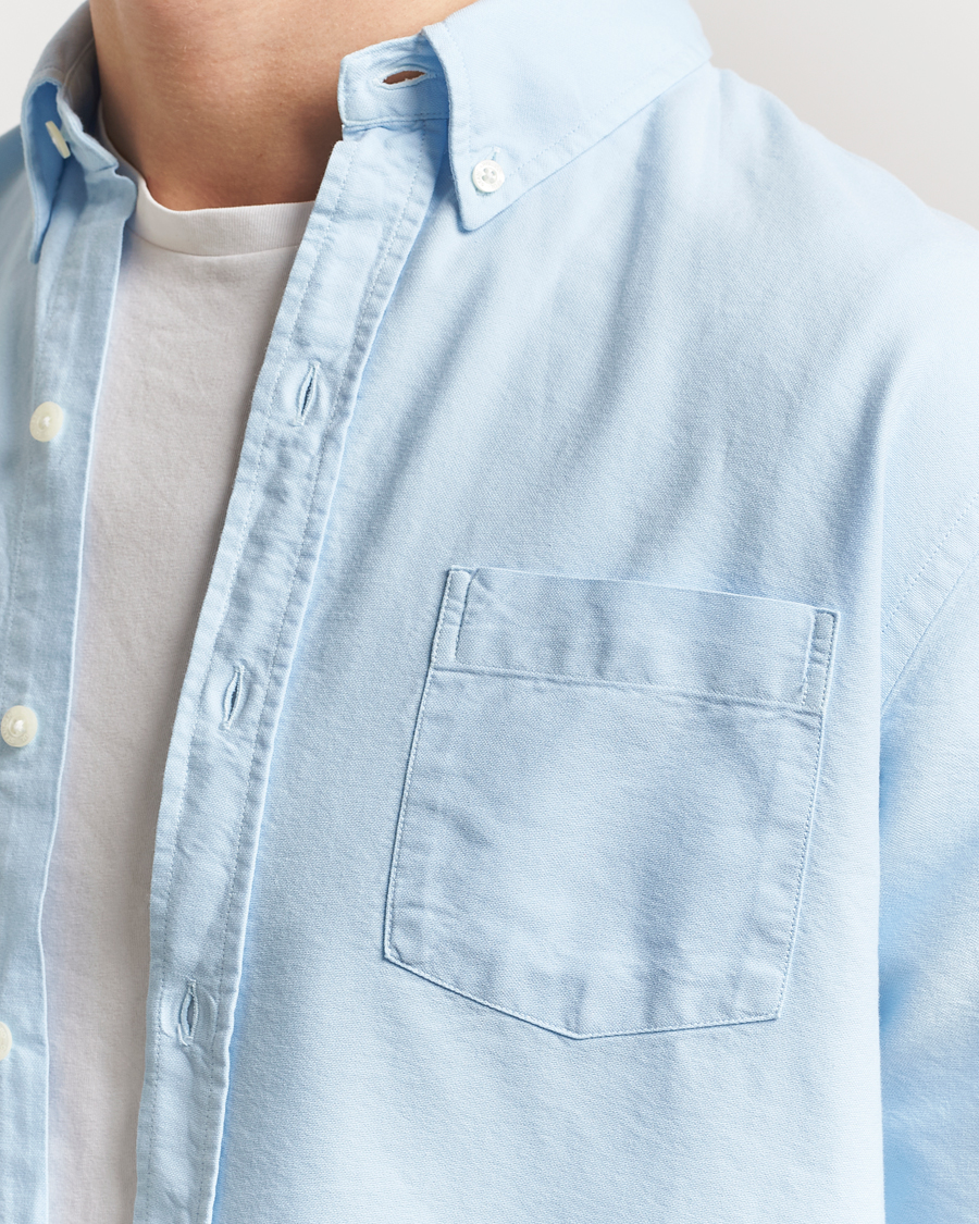 Heren | Overhemden | Colorful Standard | Classic Organic Oxford Button Down Shirt Polar Blue