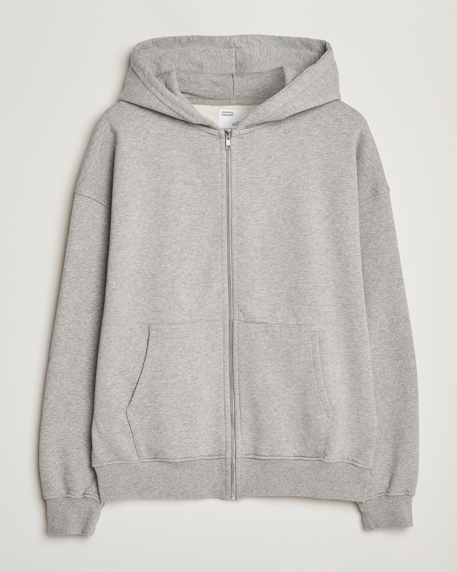 Homme | Pulls Et Tricots | Colorful Standard | Classic Organic Full Zip Hoodie Heather Grey