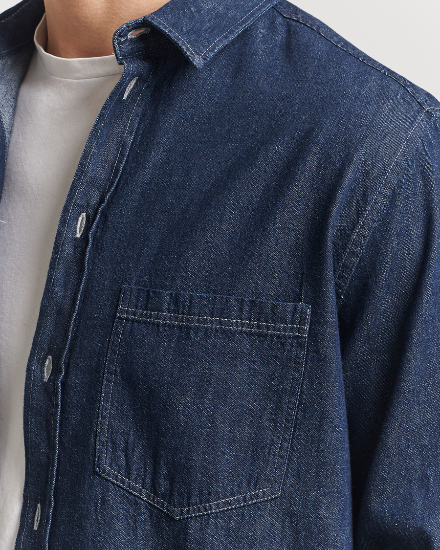 Heren | Overhemden | Samsøe Samsøe | Ryan Chambray Shirt Salute Blue