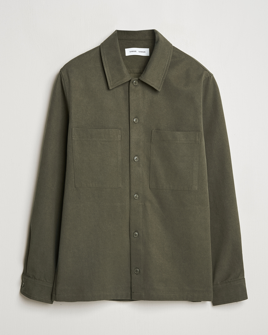 Homme | Chemises | Samsøe Samsøe | Sataka Overshirt Forest Night