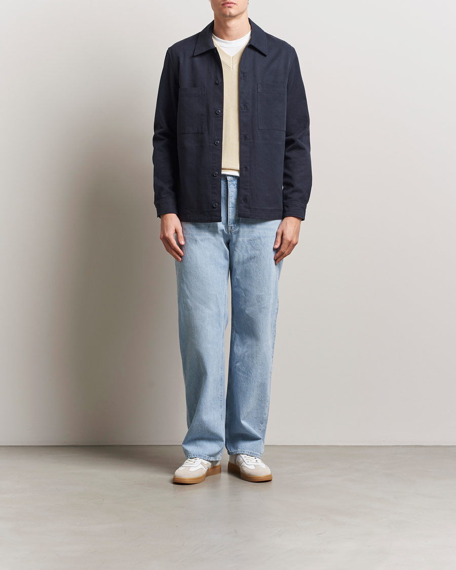 Homme | Chemises | Samsøe Samsøe | Sataka Overshirt Salute Blue