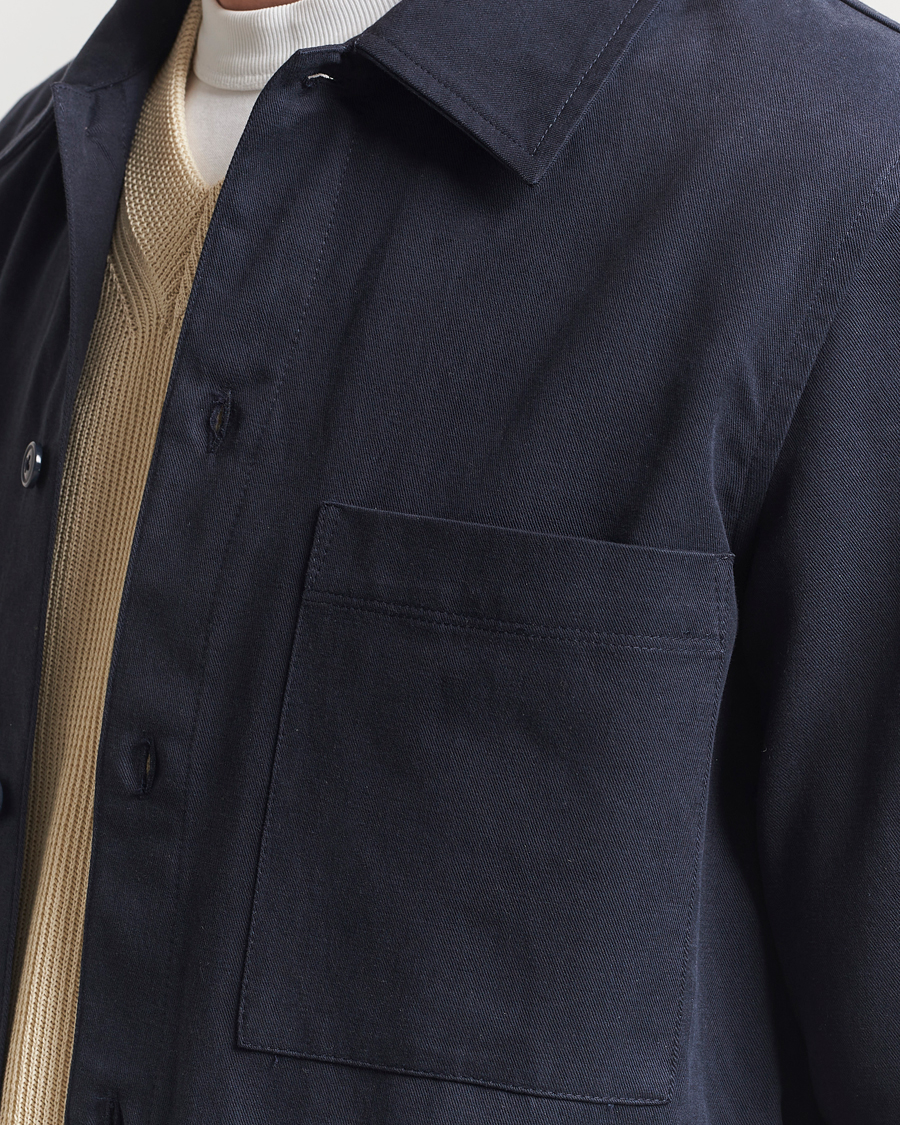 Heren | Overhemden | Samsøe Samsøe | Sataka Overshirt Salute Blue