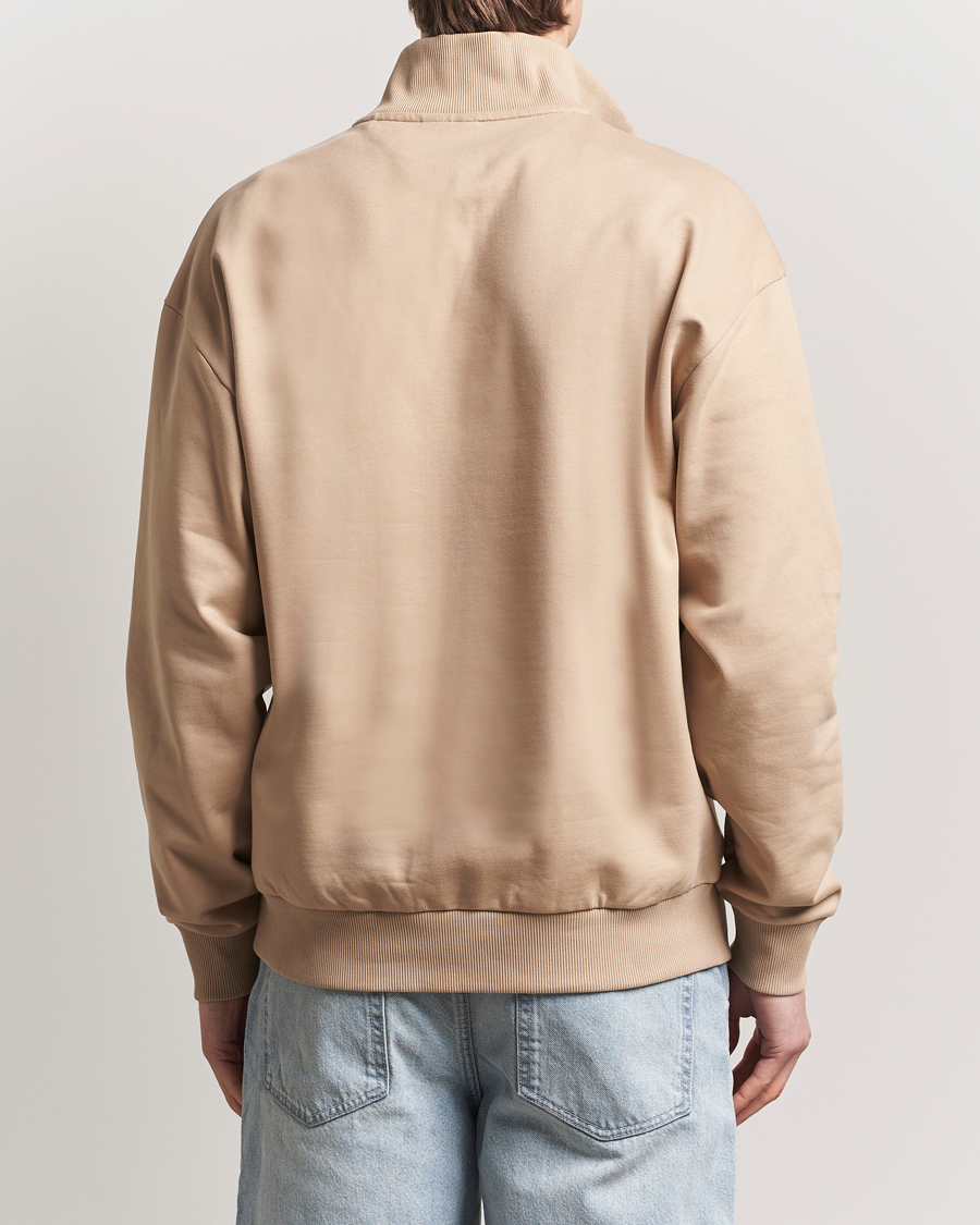 Homme | Pulls Et Tricots | HUGO | Neeler Half Zip Sweatshirt Medium Beige