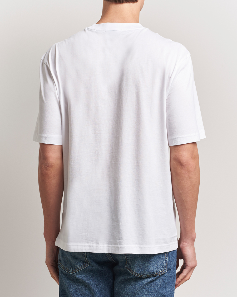 Heren | T-shirts | HUGO | Nugibol 3D Logo Crew Neck T-Shirt White