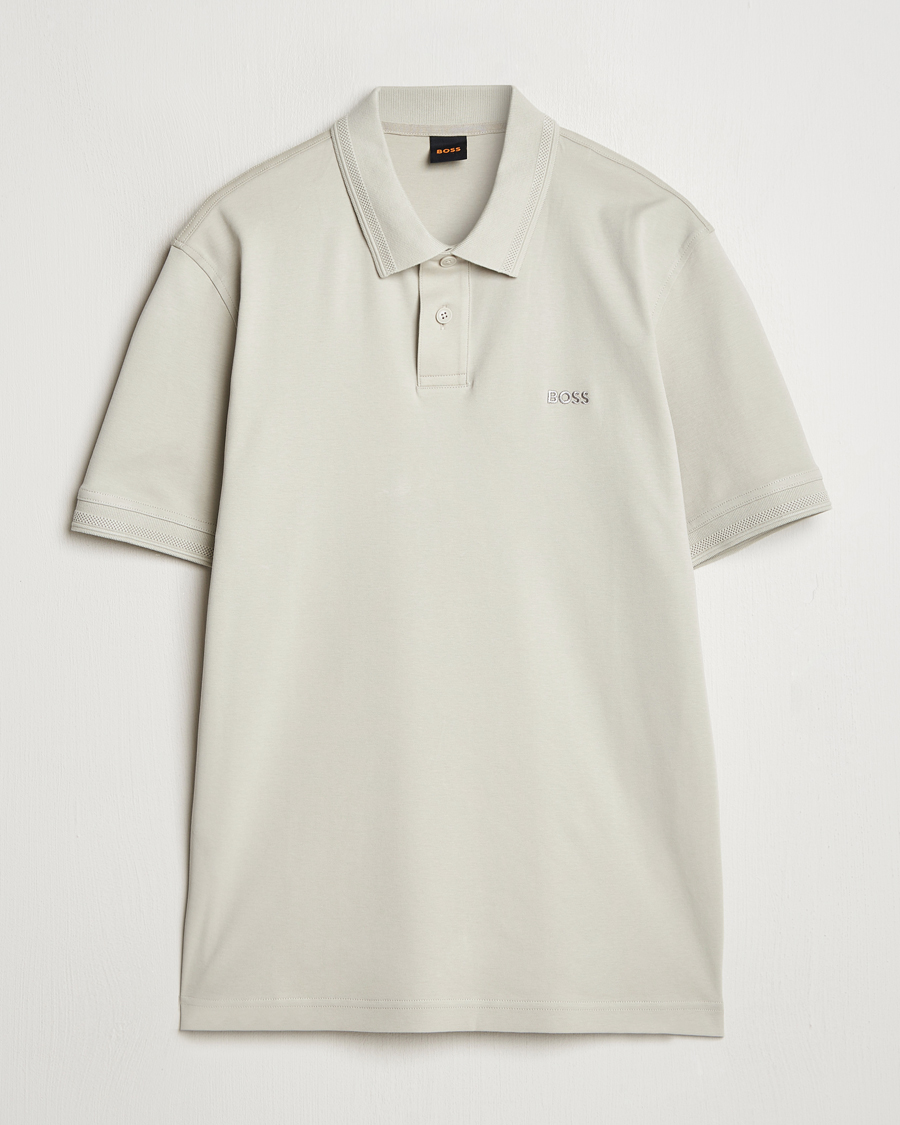Heren | Polo's | BOSS ORANGE | Interlock Polo Light Beige