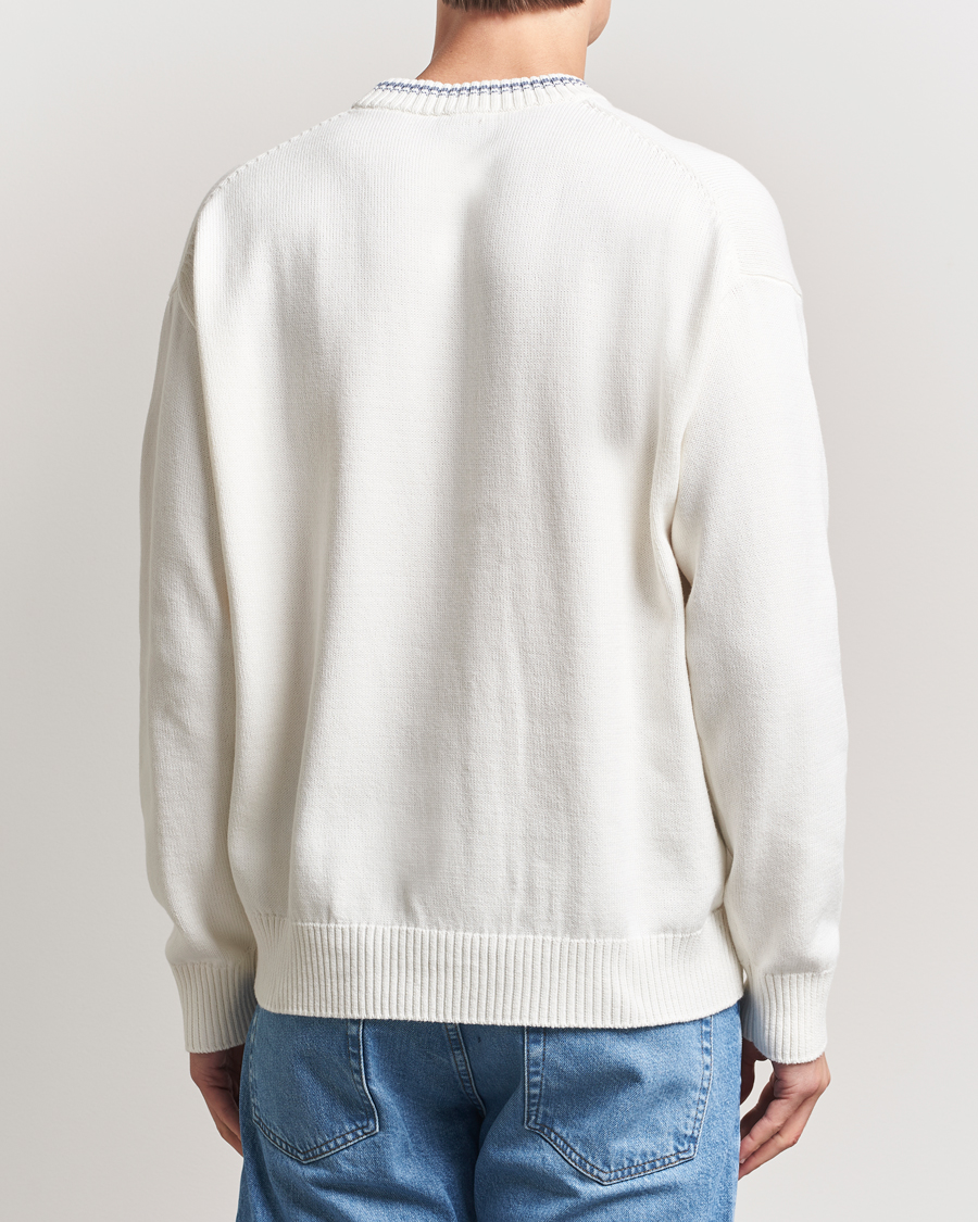 Heren | Truien | BOSS ORANGE | Klubfish Printed Crew Neck Sweater Natural