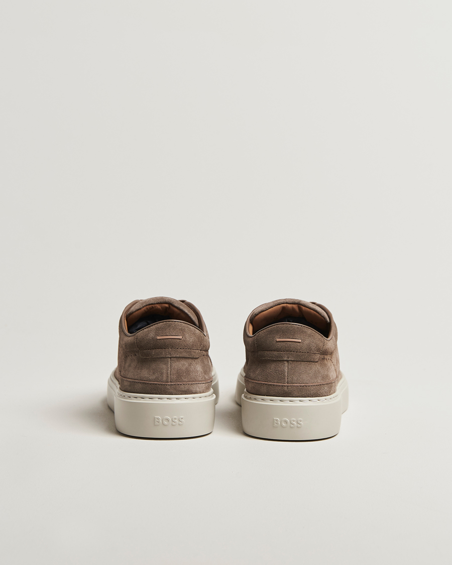 Homme | Baskets | BOSS CAMEL | Gary Suede Sneaker Dark Beige