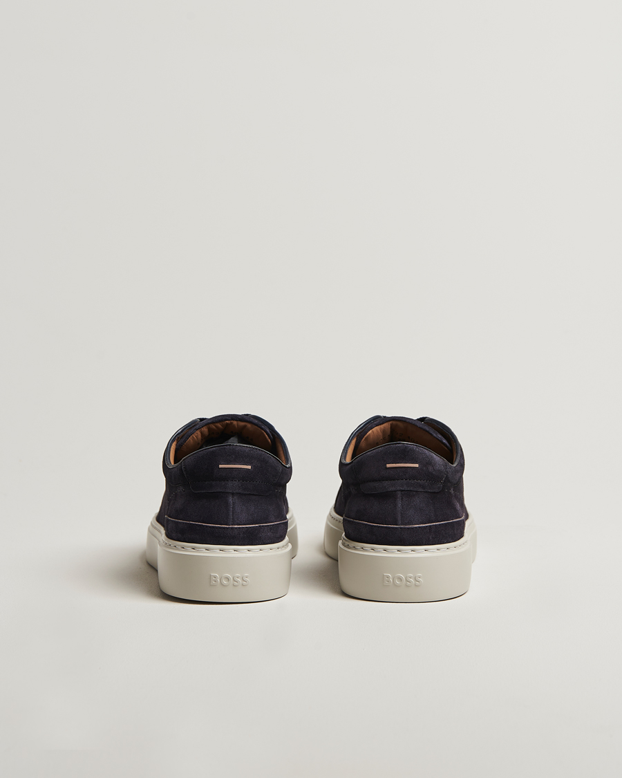 Homme | Baskets | BOSS CAMEL | Gary Suede Sneaker Dark Blue