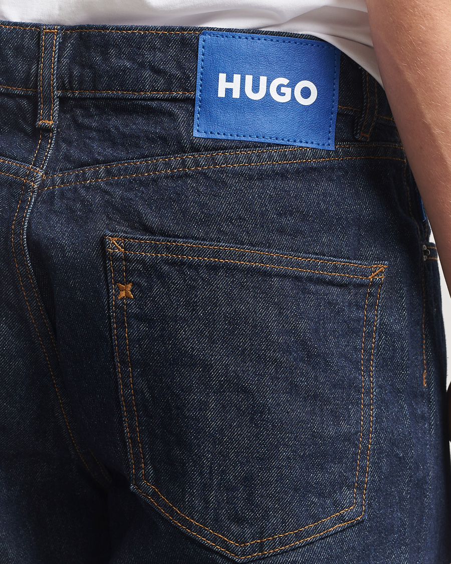 Homme | Jeans | HUGO | Jonah Straight Fit Jeans Dark Blue