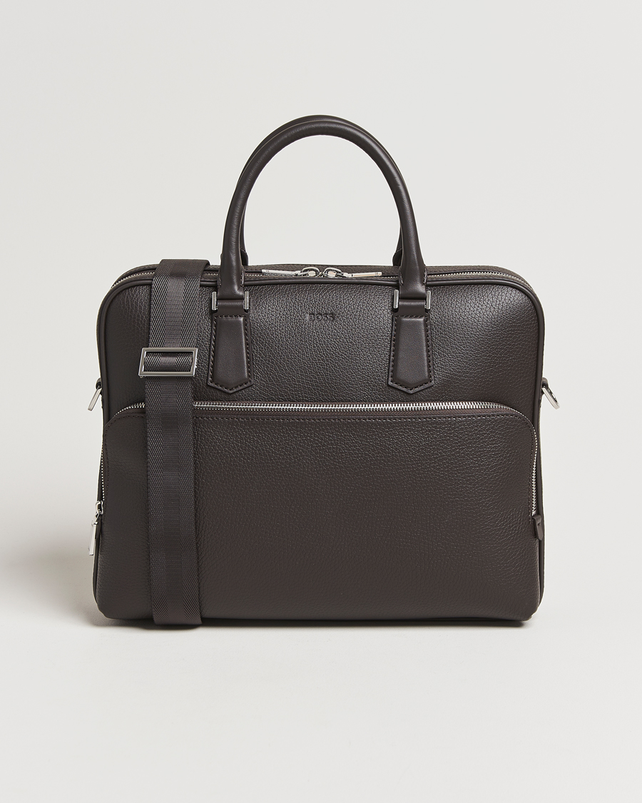 Heren | Tassen | BOSS BLACK | Crosstown Document Case Dark Brown
