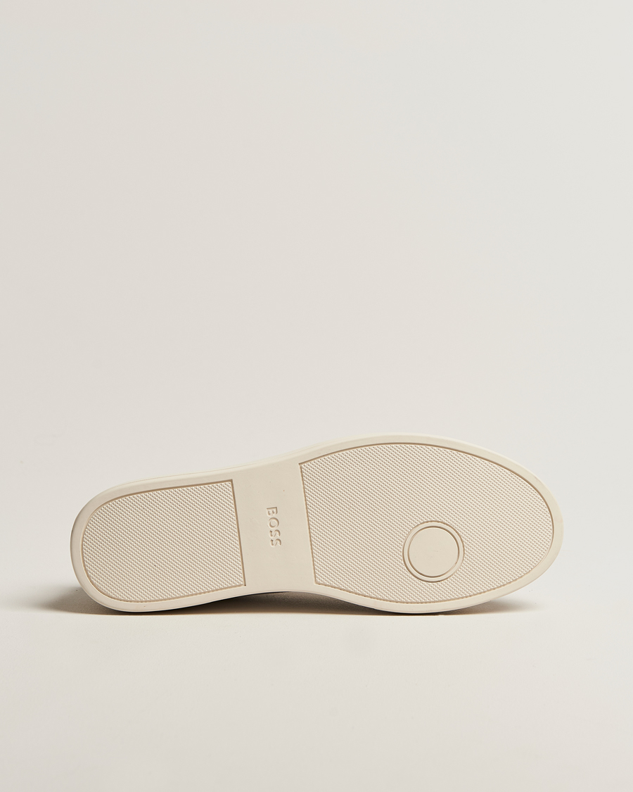 Heren | Sneakers | BOSS BLACK | Kieran Suede Sneaker Open White