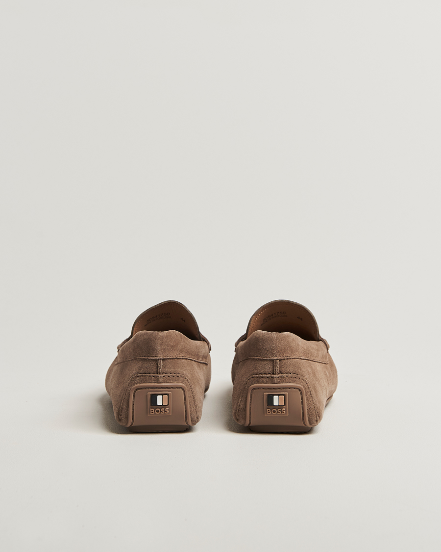Homme | Loafers | BOSS BLACK | Noel Suede Moccasin Medium Beige