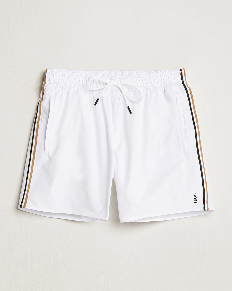 Homme | Maillots De Bain | BOSS BLACK | Iconic Swimshort White