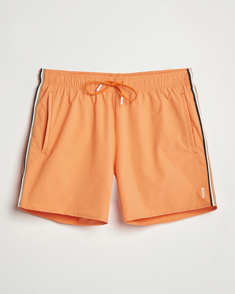 Heren | Zwembroek | BOSS BLACK | Iconic Swimshort Bright Orange