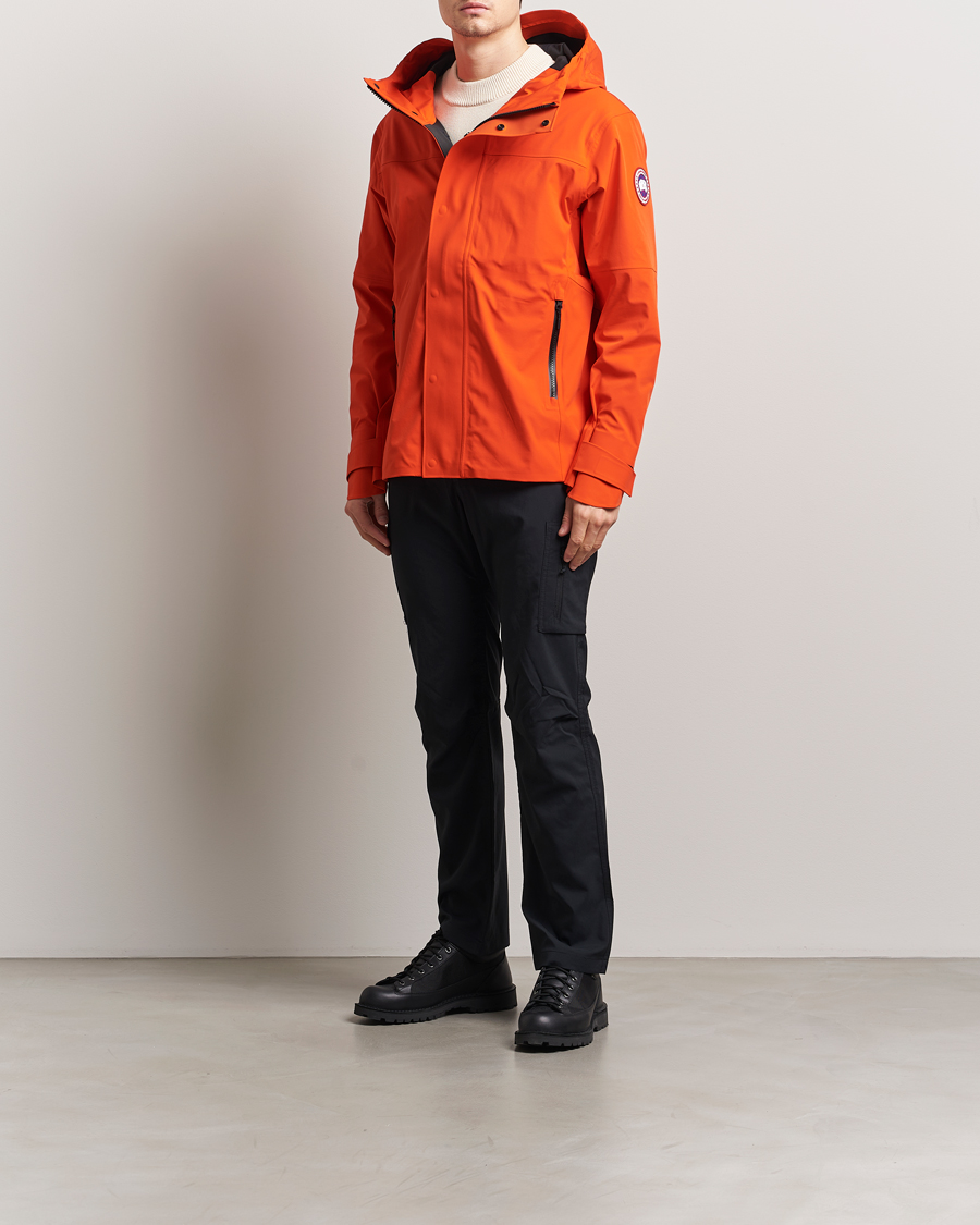 Homme | Manteaux Et Vestes | Canada Goose | Rupert Rain Jacket Signal Orange
