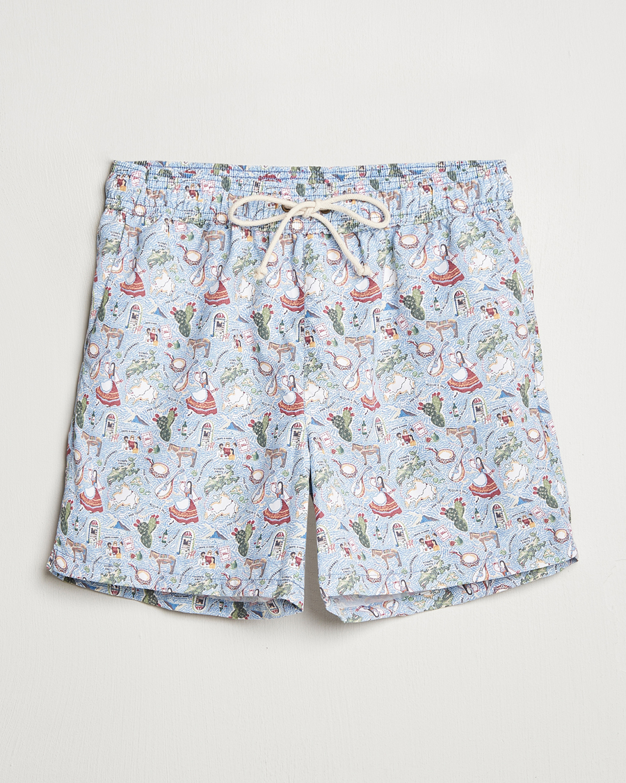 Homme | Maillots De Bain | Ripa Ripa | Printed Swimshorts Blue