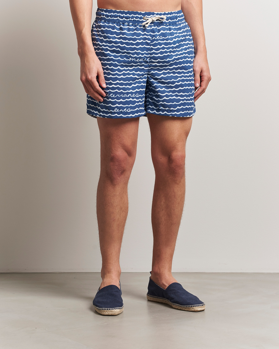 Heren | Zwembroek | Ripa Ripa | Printed Swimshorts Blue
