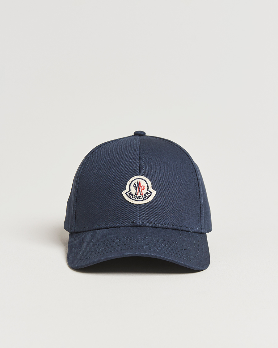 Homme | Bobs Et Casquettes | Moncler | Logo Baseball Cap Navy