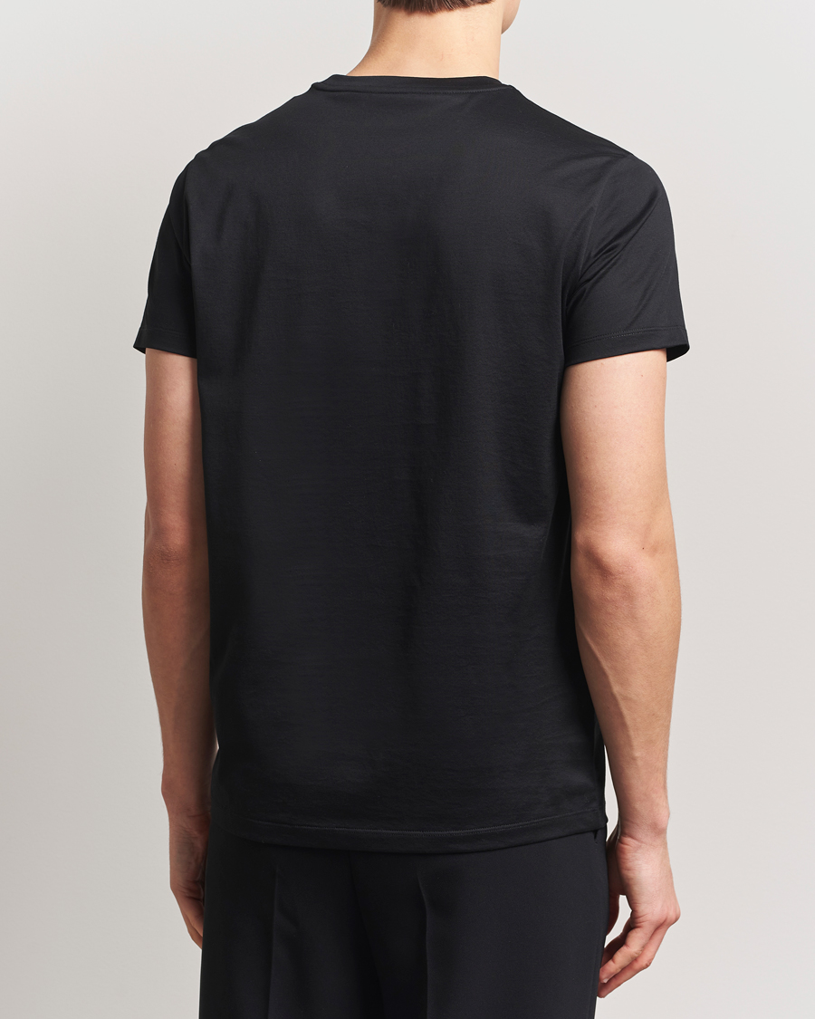 Heren | T-shirts | Moncler | Double Logo T-Shirt Black