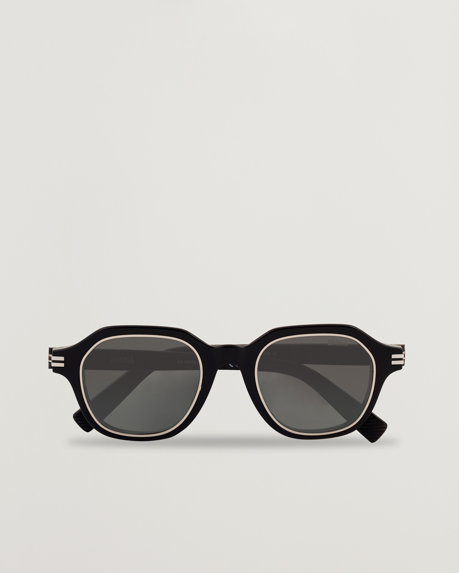 Heren | Zonnebrillen | Zegna | EZ0250 Sunglasses Black