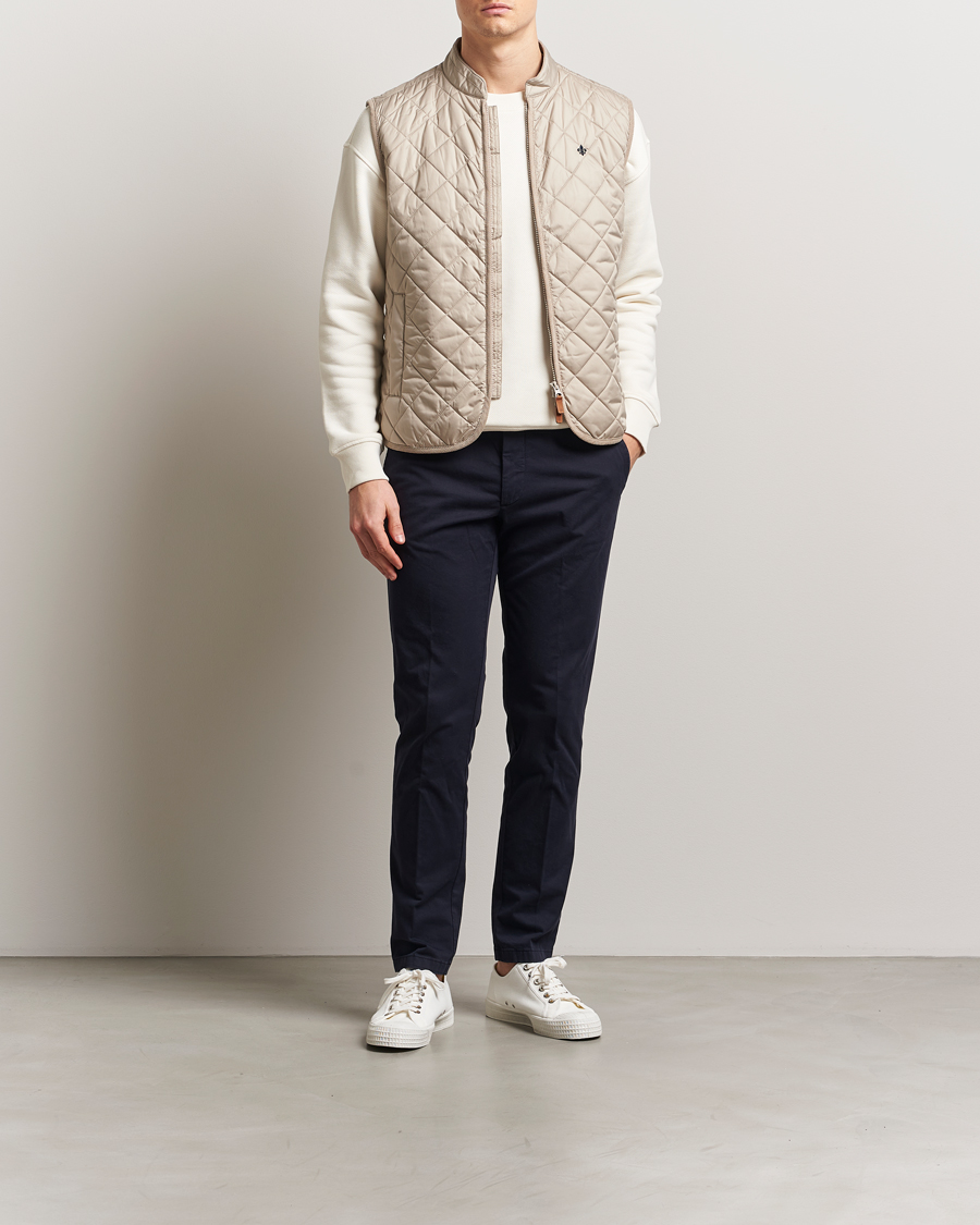 Heren | Gilets | Morris | Teddy Quilted Vest Khaki