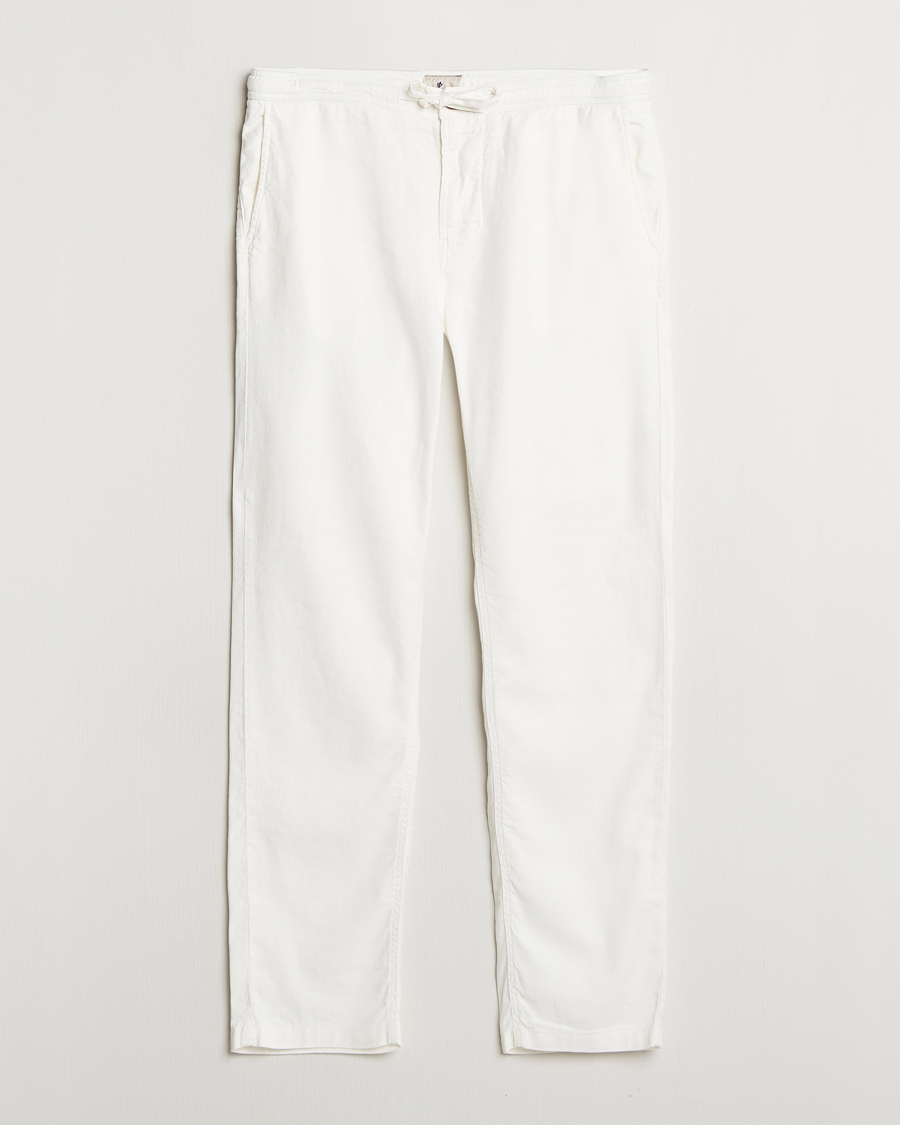 Homme | Pantalons | Morris | Fenix Linen/Cotton Trousers Off White