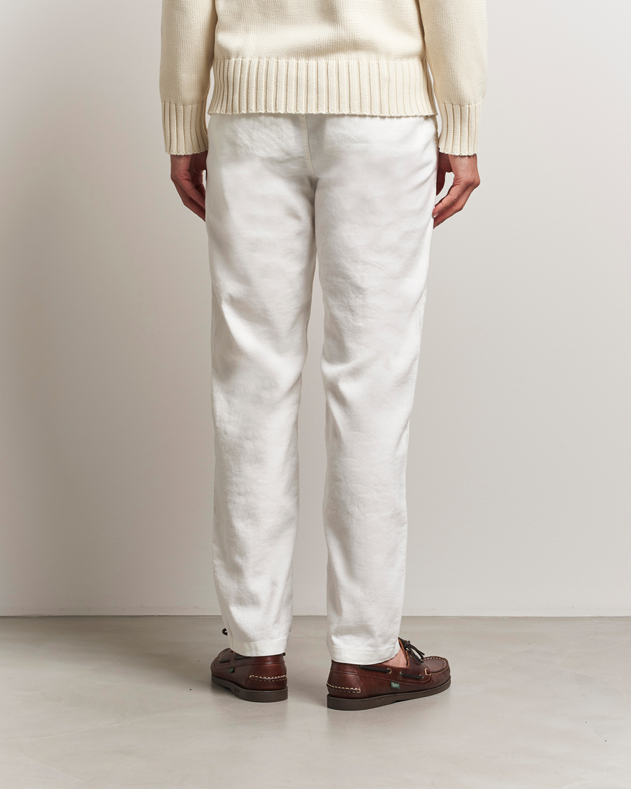 Homme | Pantalons | Morris | Fenix Linen/Cotton Trousers Off White