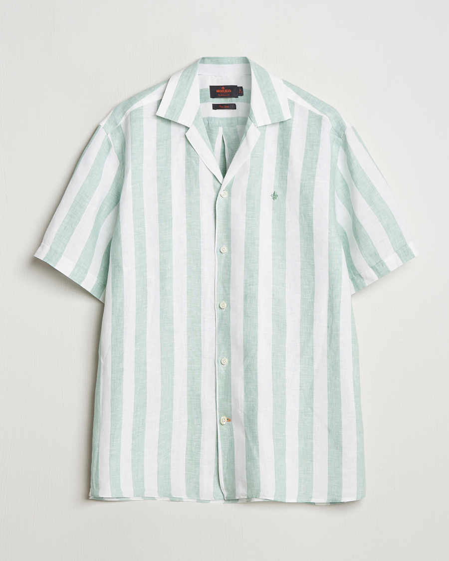 Homme | Chemises | Morris | Resort Linen Shirt Green
