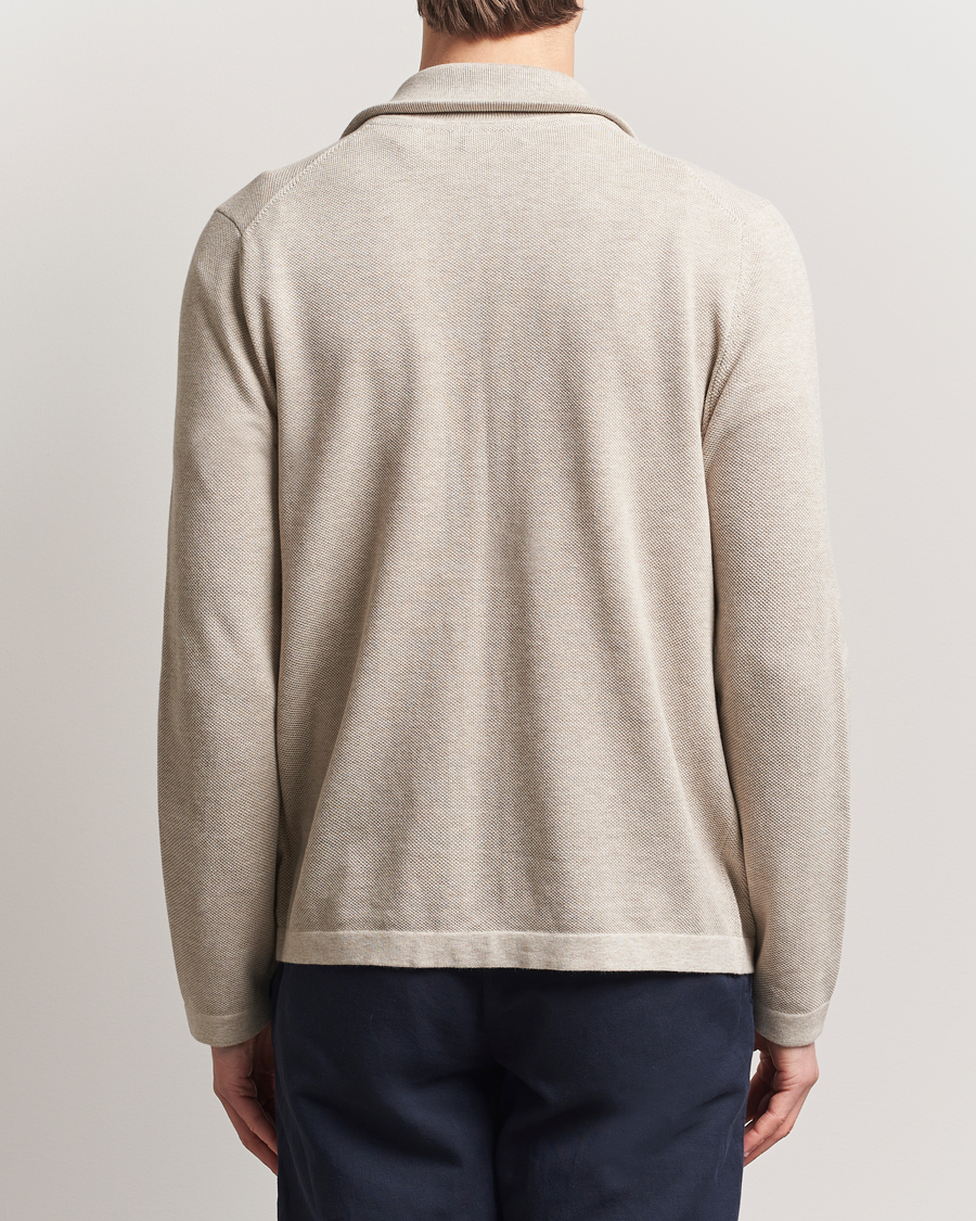 Heren | Truien | Morris | Jake Zip Cardigan Khaki