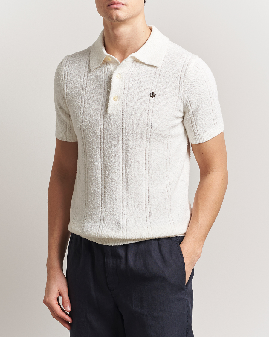 Heren | Polo's | Morris | Sandy Polo Shirt Off White