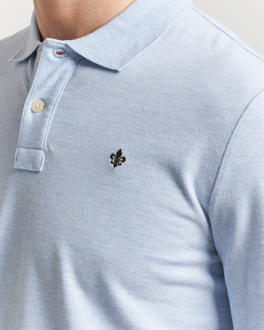 Homme | Pulls Et Tricots | Morris | Camden Long Sleeve Pique Light Blue