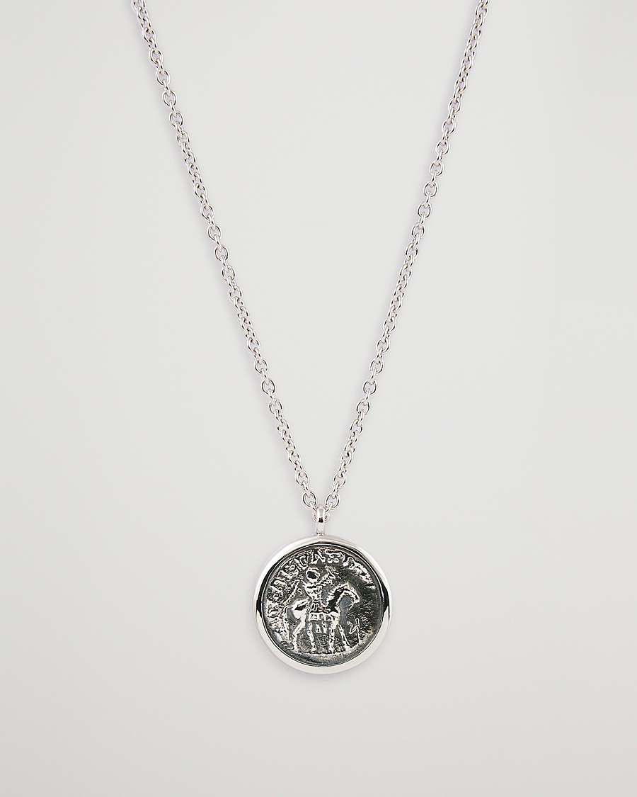 Heren | Sieraden | Tom Wood | Coin Pendand Necklace Silver