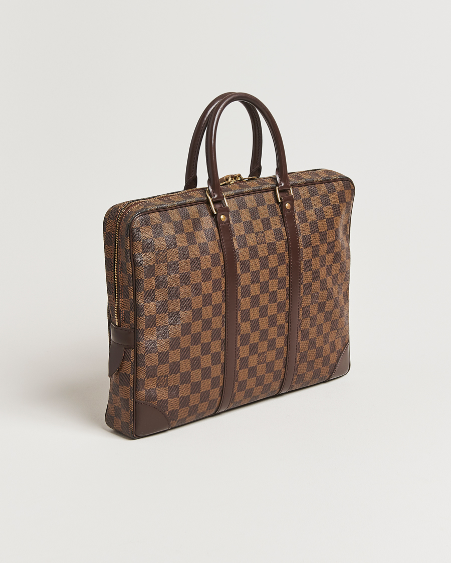 Homme | Louis Vuitton Pre-Owned Porte Documents Voyage Briefcase | Louis Vuitton Pre-Owned | Porte Documents Voyage Briefcase
