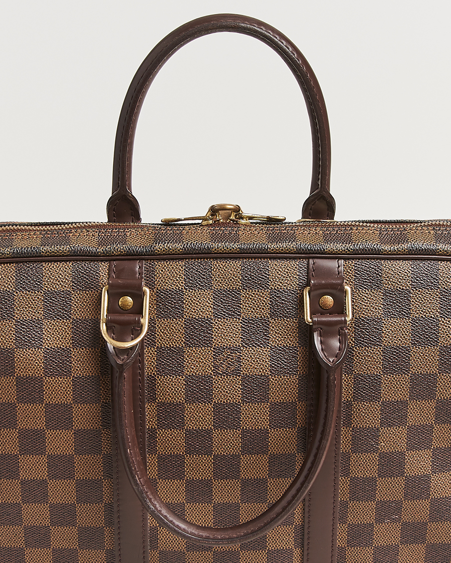 Homme | Louis Vuitton Pre-Owned Porte Documents Voyage Briefcase | Louis Vuitton Pre-Owned | Porte Documents Voyage Briefcase