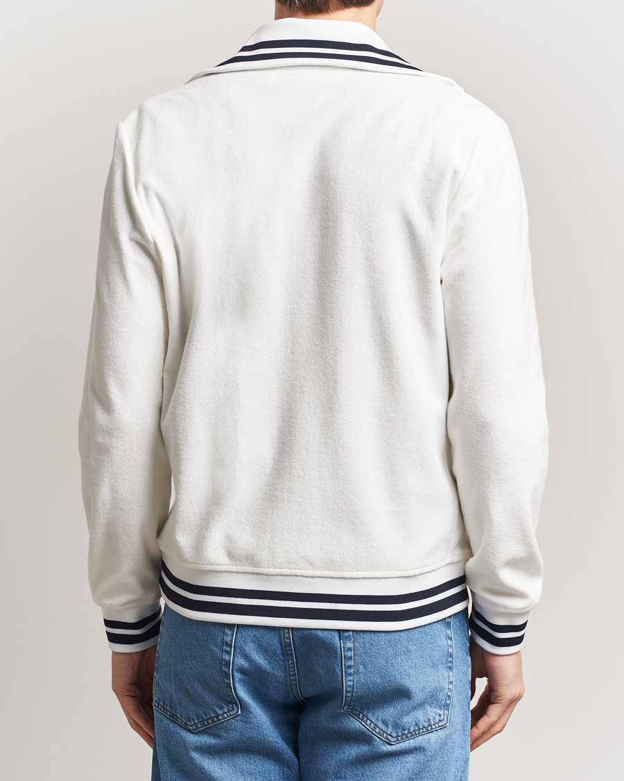 Homme | Pulls Et Tricots | Morris | Reedford Terry Zip Cardigan Off White