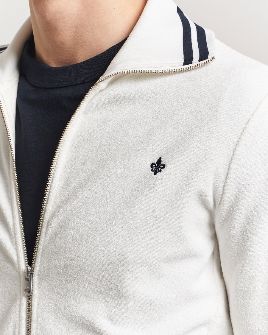Homme | Pulls Et Tricots | Morris | Reedford Terry Zip Cardigan Off White