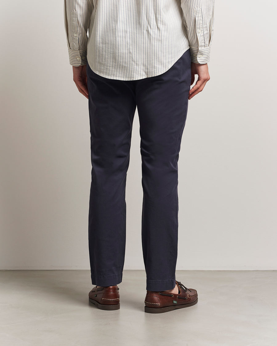 Heren | Broeken | Morris | Jeffrey Summer Chino Dark Blue
