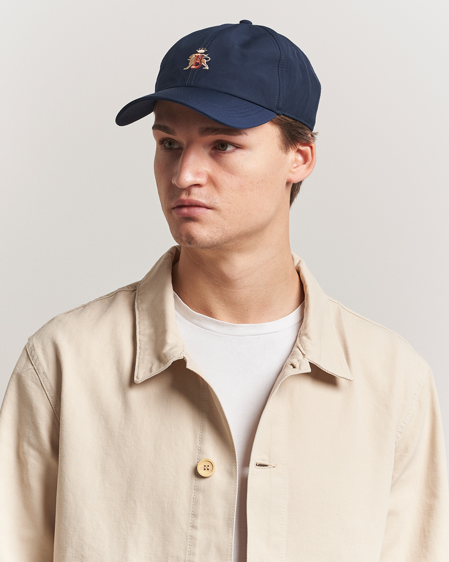 Homme | Baracuta Baracuta Cloth Baseball Cap Navy | Baracuta | Cloth Baseball Cap Navy
