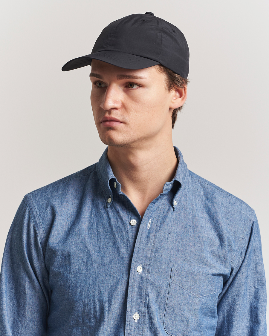 Homme | Bobs Et Casquettes | Snow Peak | Nylon Tussah Cap Black