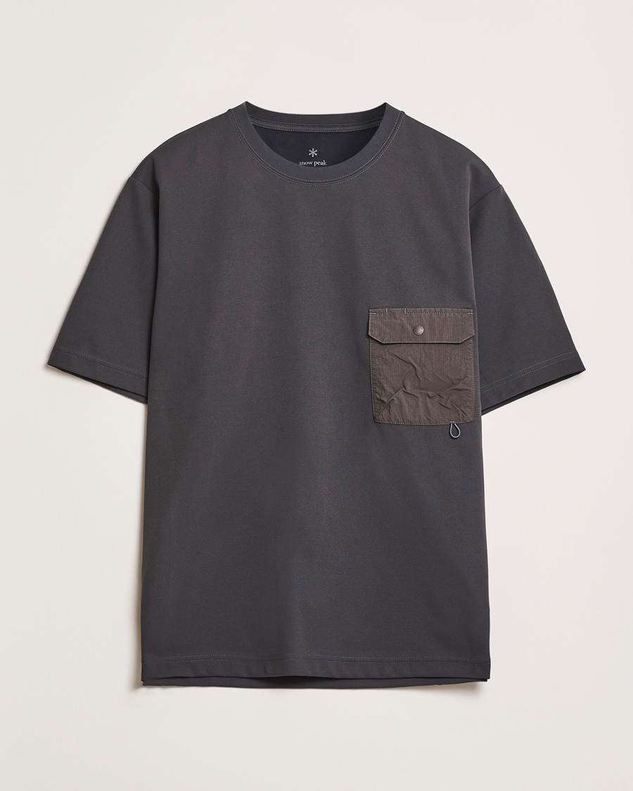 Heren | T-shirts | Snow Peak | Insect Shield T-Shirt Charcoal