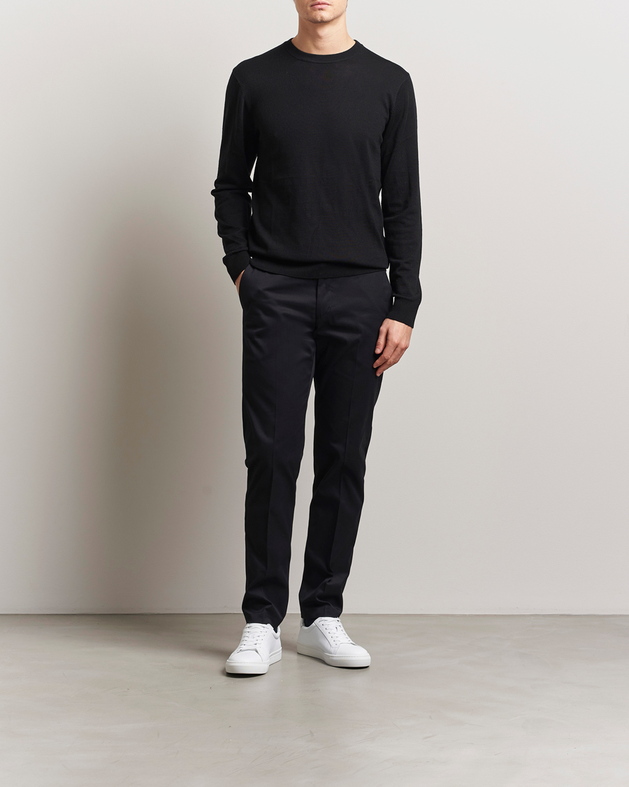 Homme | Pantalons | Tiger of Sweden | Tenuta Cotton Chinos Black