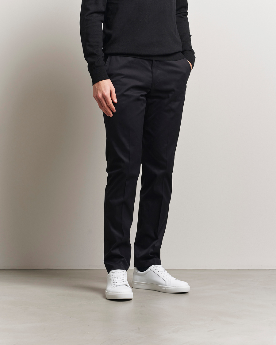 Homme | Pantalons | Tiger of Sweden | Tenuta Cotton Chinos Black