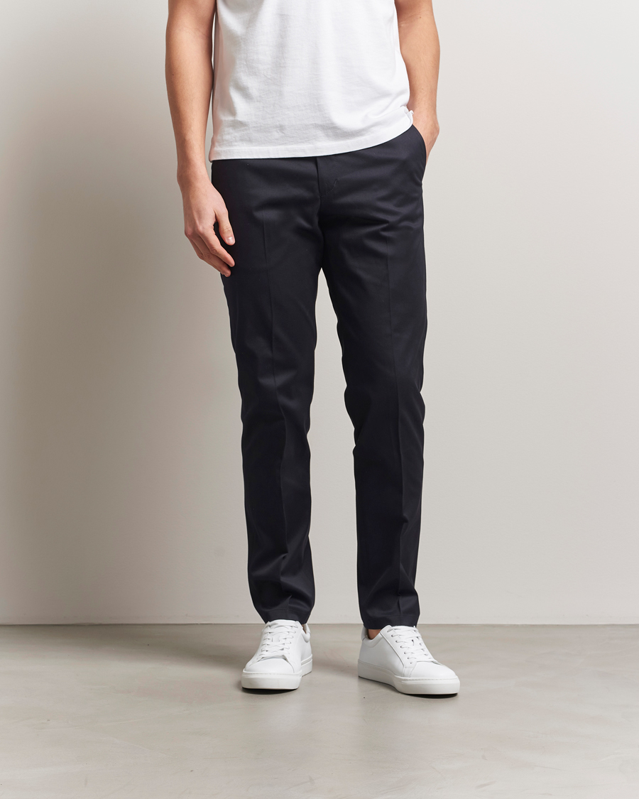 Homme | Pantalons | Tiger of Sweden | Tenuta Cotton Chinos Light Ink
