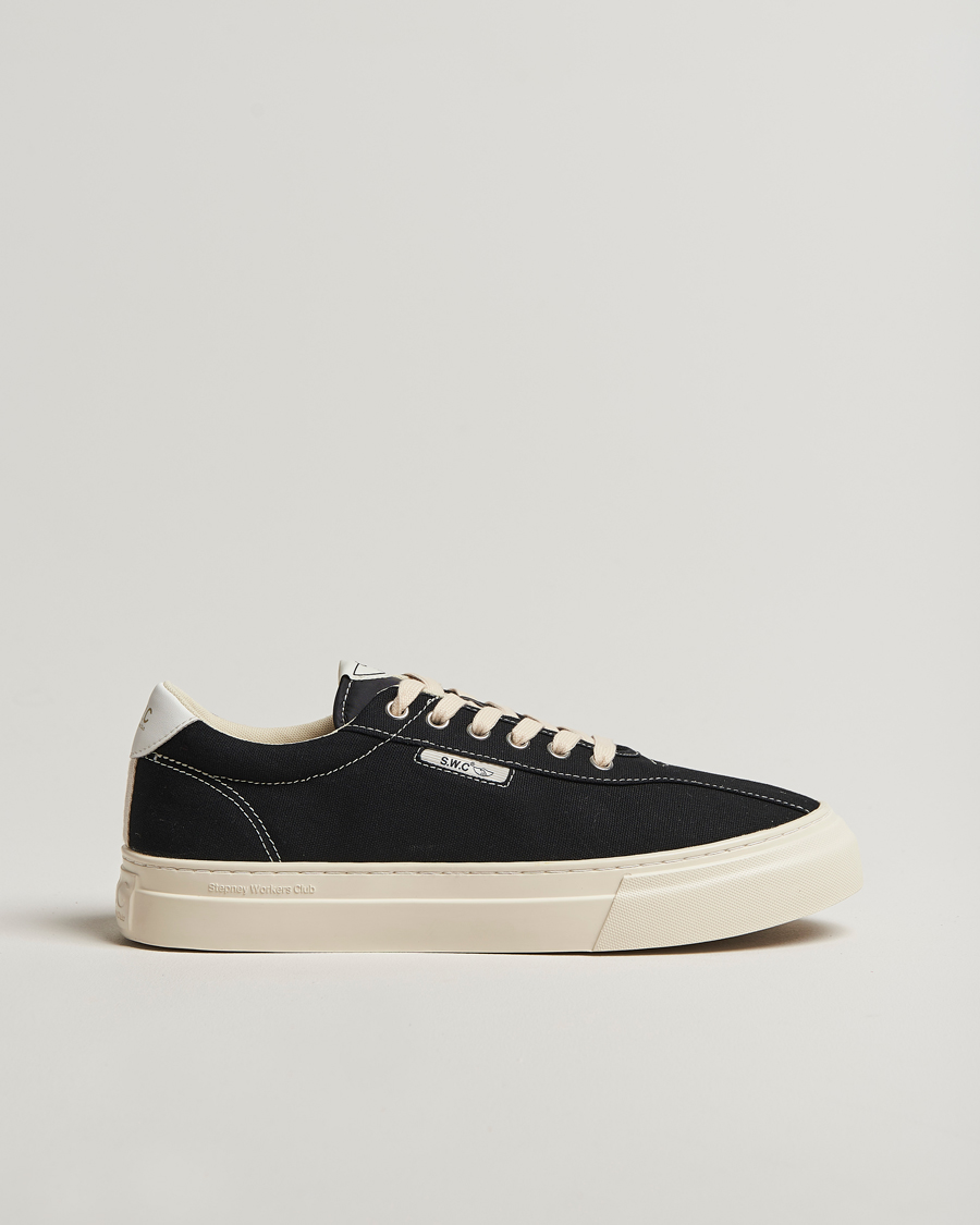 Homme | Baskets | Stepney Workers Club | Dellow 02 Cupsole Canvas Sneaker Black