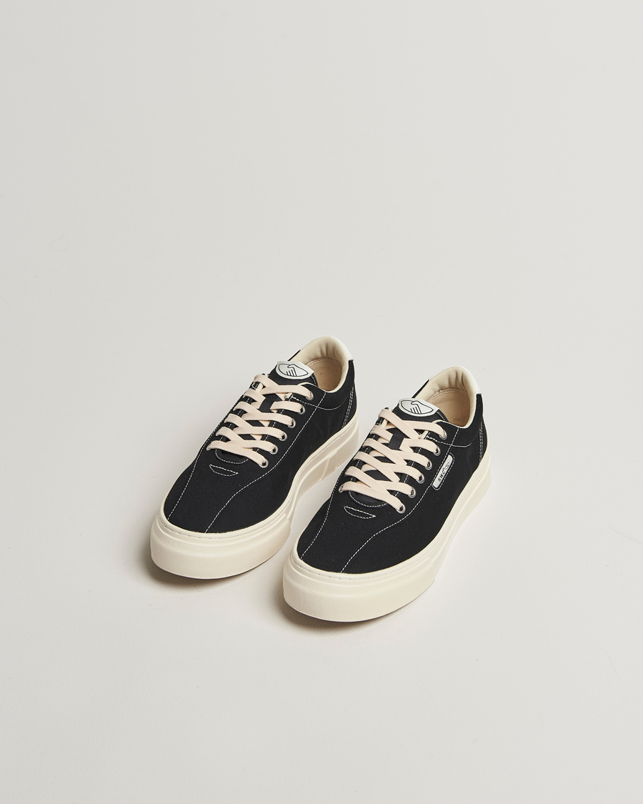 Homme | Baskets | Stepney Workers Club | Dellow 02 Cupsole Canvas Sneaker Black