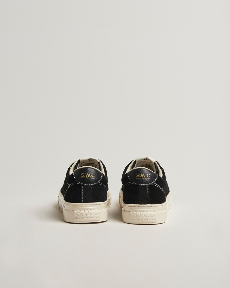 Homme | Baskets | Stepney Workers Club | Dellow 02 Cupsole Suede Sneaker Black
