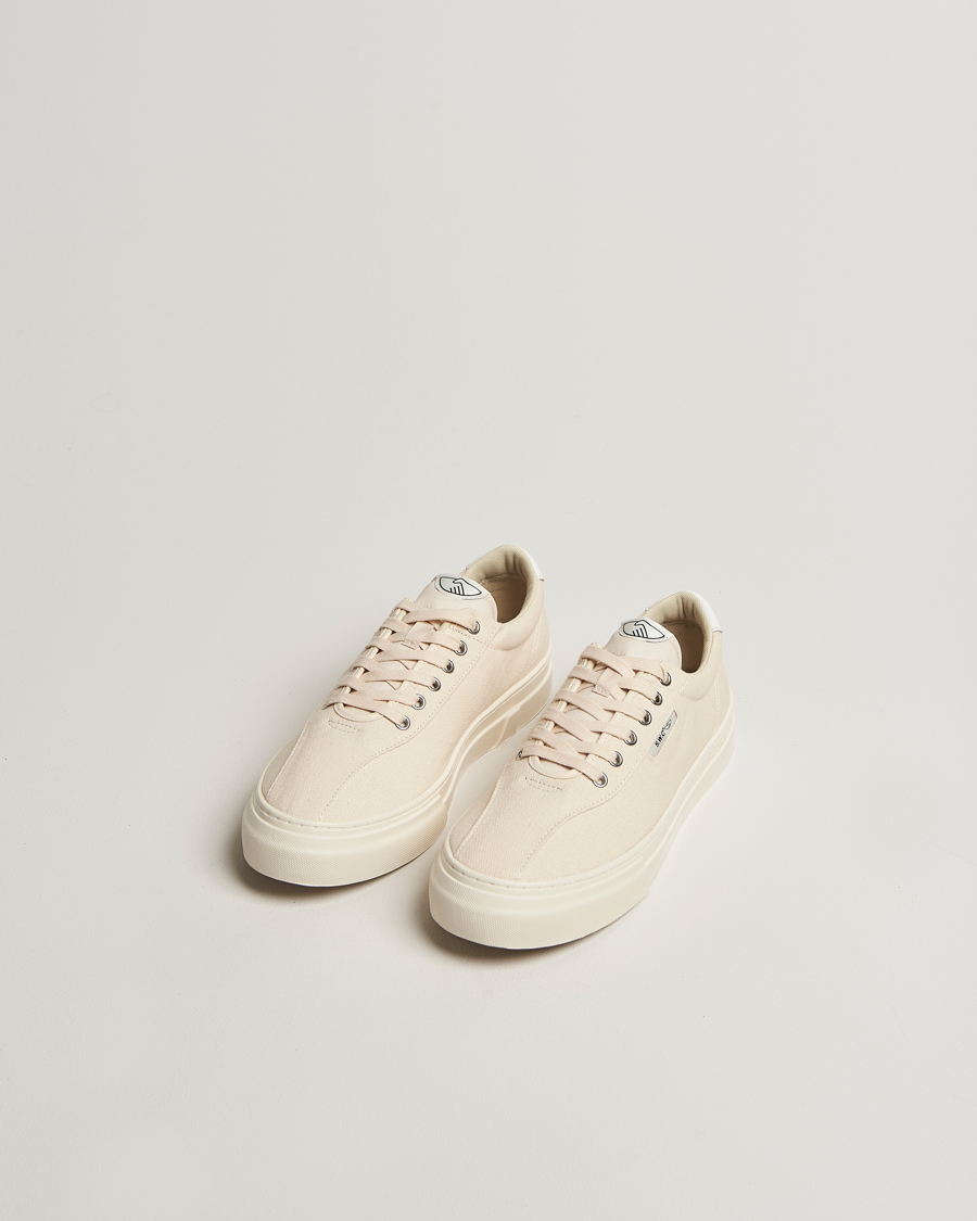 Homme | Baskets | Stepney Workers Club | Dellow 02 Cupsole Canvas Sneaker Ecru Raw