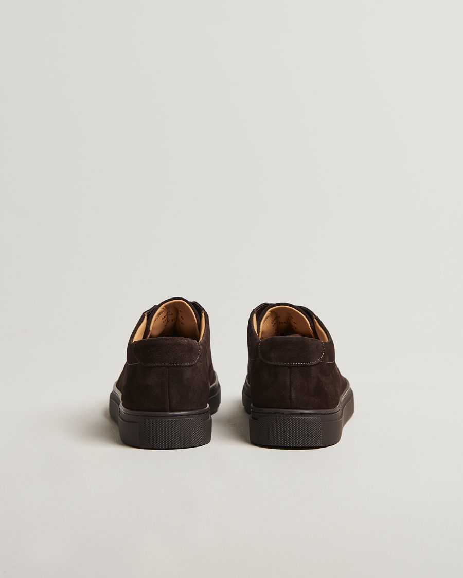 Heren | Sneakers | Myrqvist | Oaxen Monochrome II Sneaker Dark Brown Suede