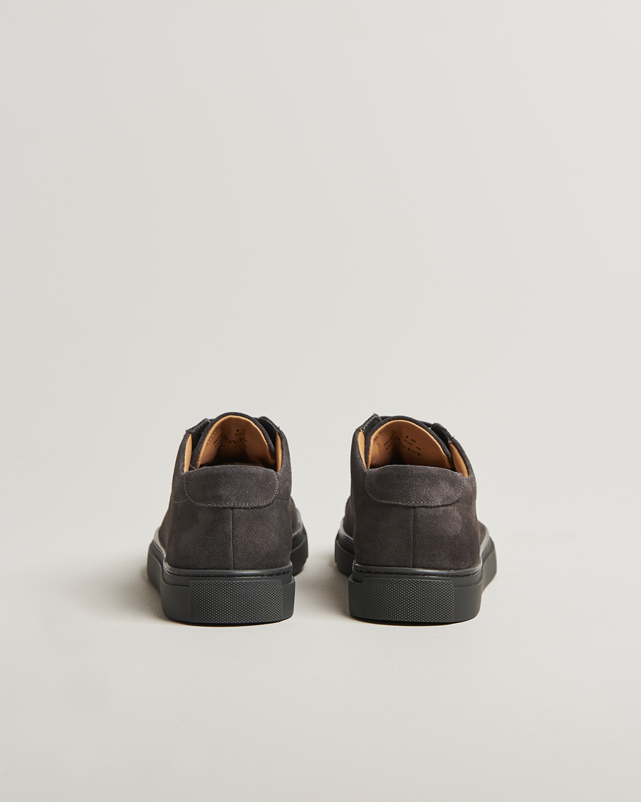 Heren | Sneakers | Myrqvist | Oaxen Monochrome II Sneaker Dark Grey Suede