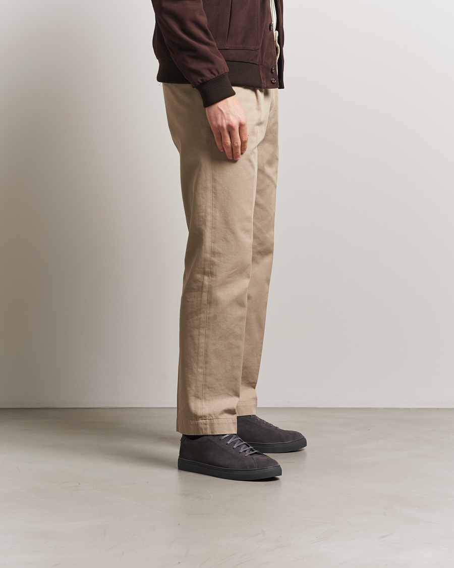 Heren | Sneakers | Myrqvist | Oaxen Monochrome II Sneaker Dark Grey Suede